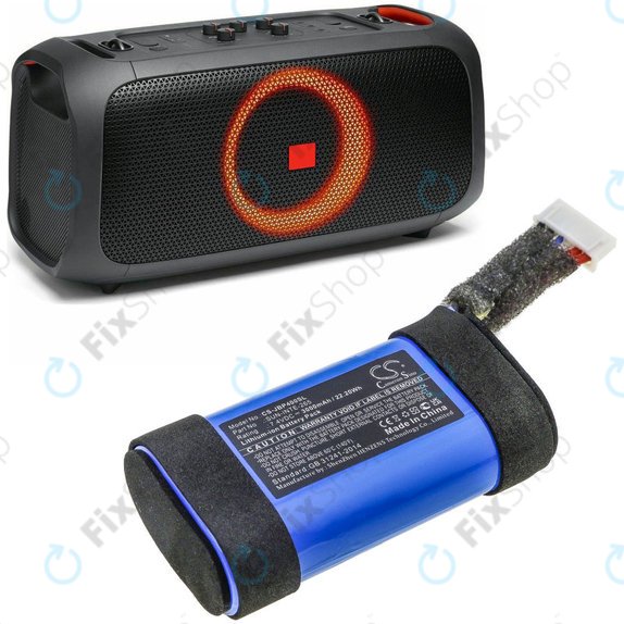 Батерия за JBL PartyBox On-The-Go, 3000mAh, Li-Ion, 7.4V, SUN-INTE-265, HQ