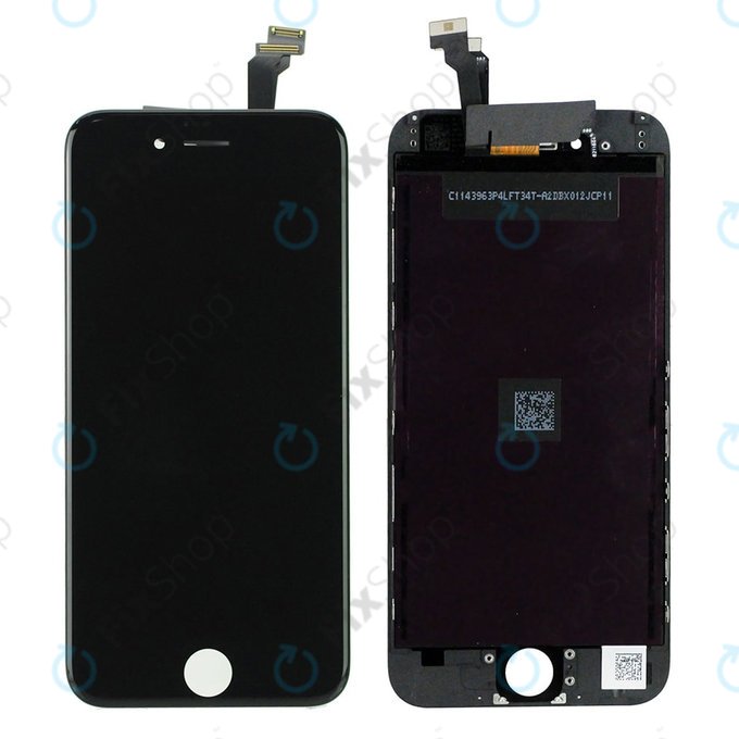 Дисплей за iPhone 6, Black, Тъчскрийн с рамка