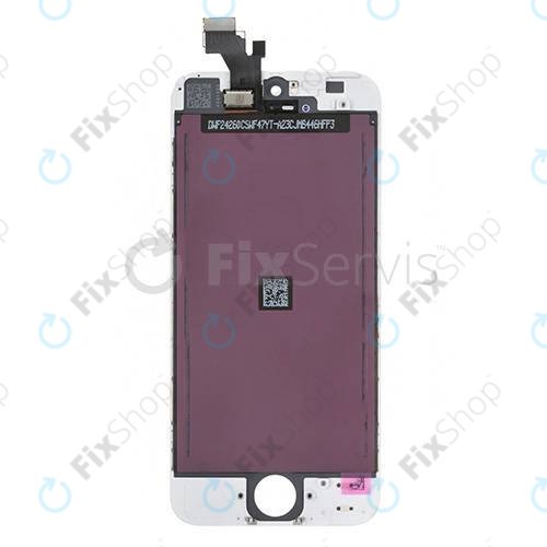 Дисплей за iPhone 5, White, Тъчскрийн с рамка