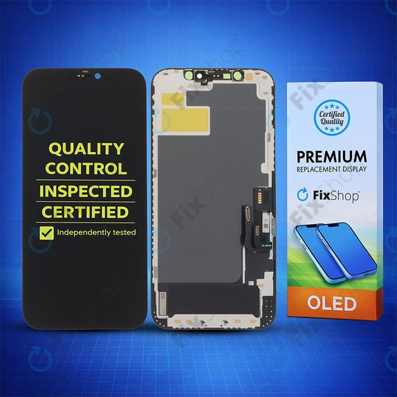 Дисплей Soft OLED за iPhone 12, 12 Pro, Тъчскрийн с рамка, DIAGNOSTIC