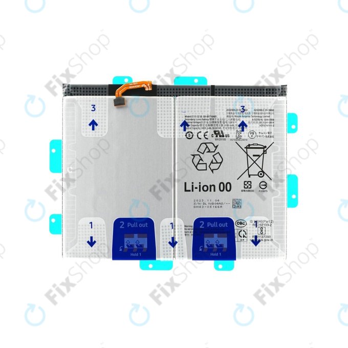 Батерия за Samsung Tab S9 FE X510, X516, EB-BX516ABY, 8000mAh