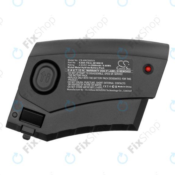 Батерия за Kärcher KC55, 6.654-118.0, 28100010, Ni-MH 4.8V 2000mAh, HQ