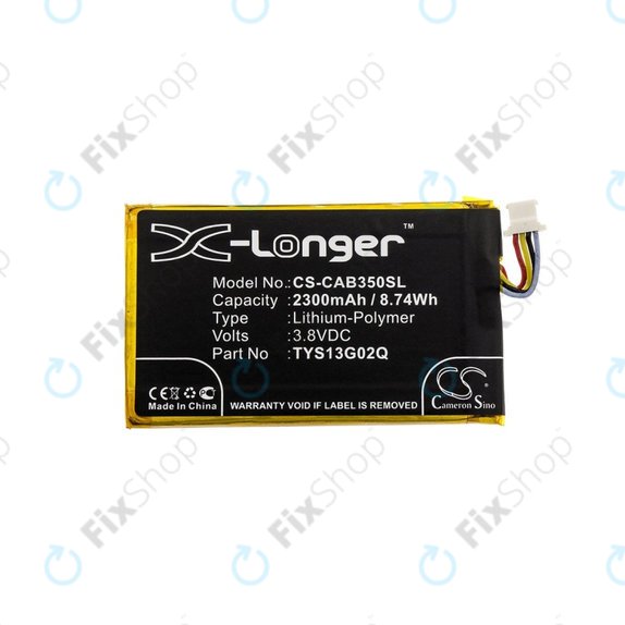 Батерия за Caterpillar CAT B35, 2300mAh, Li-Pol, 3.8 V, TYS13G02Q, HQ