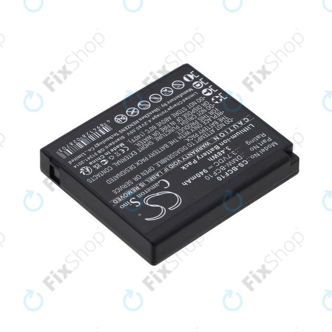 Батерия за Panasonic Lumix DMW-BCF10, 940mAh, Li-Ion, 3.7V, DMW-BCF10, HQ