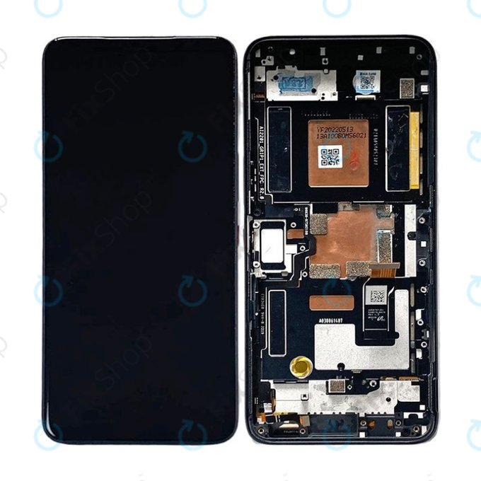 дисплей OLED за Asus ROG Phone 6 AI2201_C, 6 Pro AI2201_D, Тъчскрийн и рамка, Phantom Black