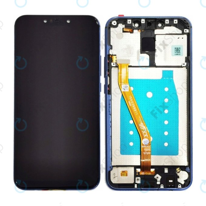 дисплей за Huawei Mate 20 Lite, Тъчскрийн и рамка, черен, Black, TFT