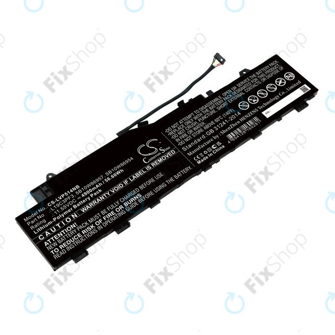 Батерия за Lenovo Ideapad 5 14, Xiaoxin Air 14 2020, 4900mAh, Li-Pol, 11.55V, 5B10W86957, HQ