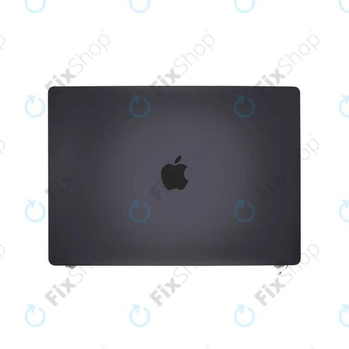 LCD дисплей за MacBook Pro 16", A3403 (2024), с предно стъкло и капак, Nano-Texture, Space Black, 661-42326, Genuine Apple