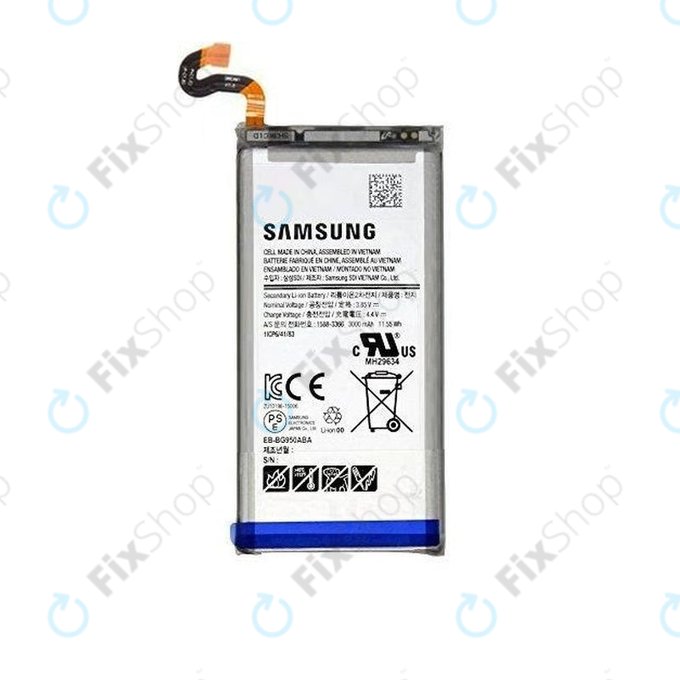 Батерия за Samsung S8 G950F, EB-BG950ABE, 3000mAh - GH43-04729A, GH82-14642A, Genuine Service Pack