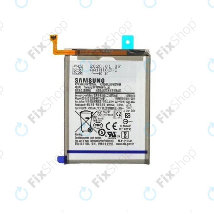 Батерия за Samsung Note 10 Lite N770F, EB-BN770ABY, 4500mAh, GH82-22054A, Genuine Service Pack