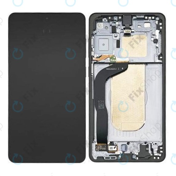 Дисплей OLED за Samsung Galaxy S25 Edge, тъч стъкло с рамка, Titanium Jetblack