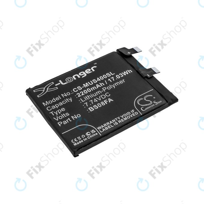 Батерия за Xiaomi Black Shark 4, 2200mAh, Li-Pol, 7.74 V, BS08FA, HQ
