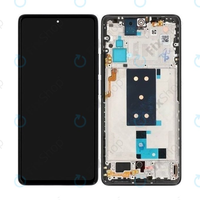 дисплей OLED за Xiaomi 11T, 11T Pro, Тъчскрийн и рамка, черен, Black