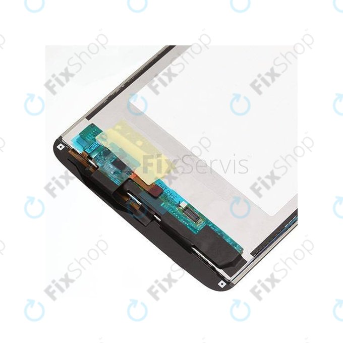 LCD дисплей за LG G Pad V500, Тъчскрийн без рамка, бял, White, TFT