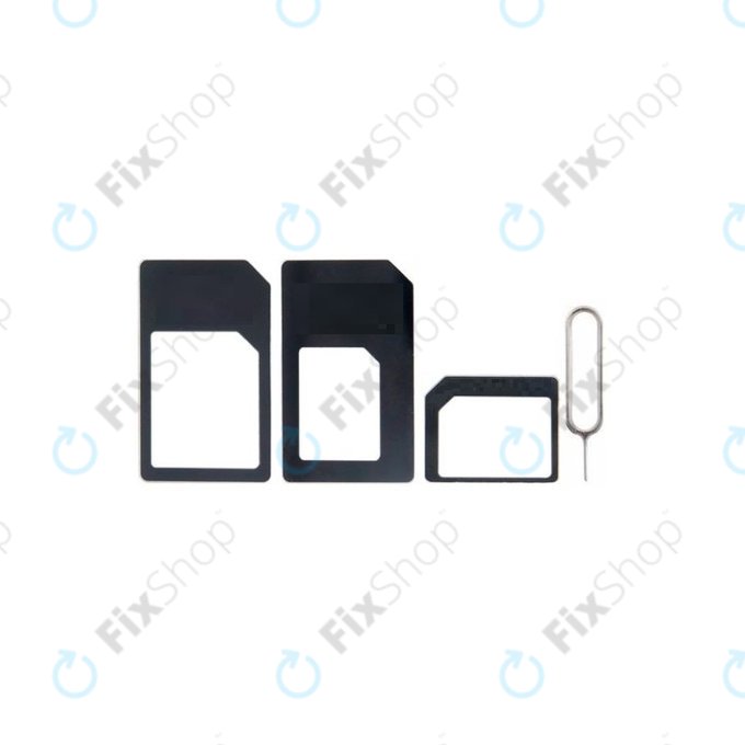SIM адаптер 3 в 1 (NanoSIM, MicroSIM, MiniSIM) + отварачка за SIM слот