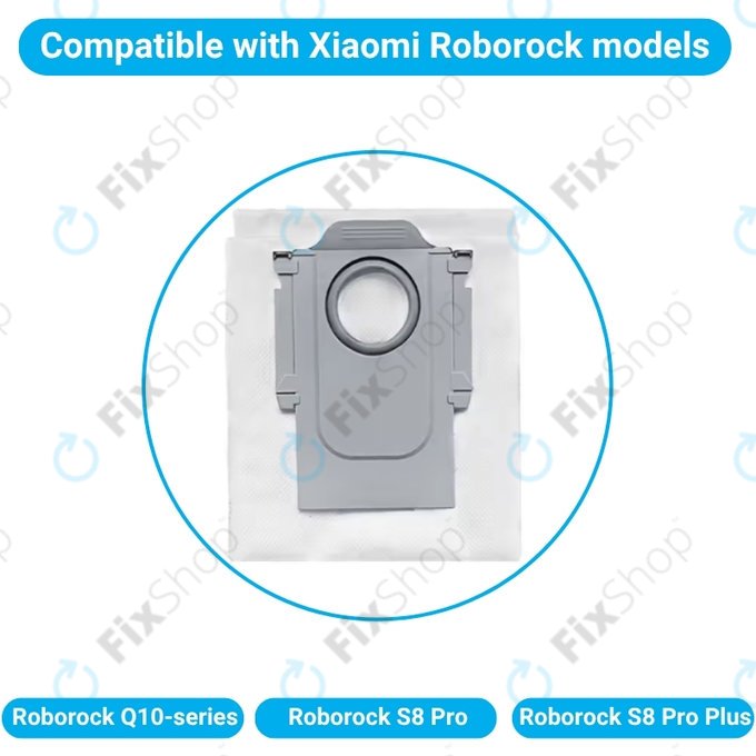 Торбичка за прах, 4 бр. за Xiaomi Roborock Q10-series, S8 Pro, S8 Pro Plus