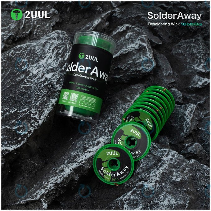 Оплетка за разпояване Solder Vampire, 2UUL DW11, 10бр./кутия