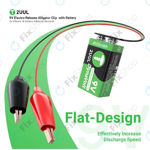 Активатор за батерии 2UUL BT04, 9V, щипка