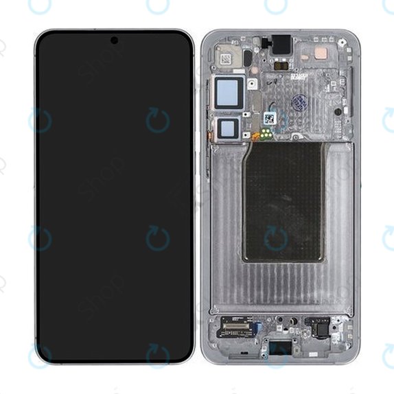 Дисплей за Samsung S25 Plus, Silver Shadow, Тъчскрийн с рамка, GH82-36368A Genuine Service Pack