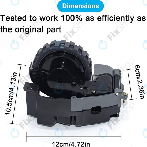 Колело с мотор за iRobot Roomba e-series, i-series, j-series, десен, Right