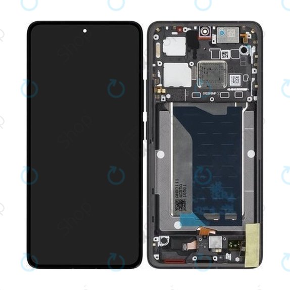 Дисплей за Xiaomi Poco F7 Ultra 5G, тъч стъкло с рамка, Black, 5600150O11U00, Genuine Service Pack