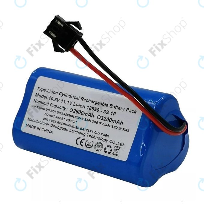 Батерия за Ecovacs CEN330, CR-series, ICR18650 3S1P, Li-Ion 11.1V 2600mAh