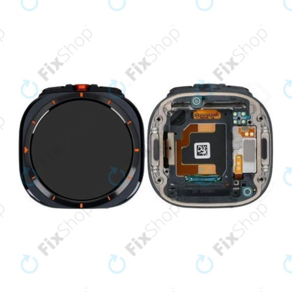 дисплей за Samsung Galaxy Watch Ultra (LTE) SM-L705U, тъчскрийн, рамка, Dark Gray, GH82-35194A, Genuine Service Pack