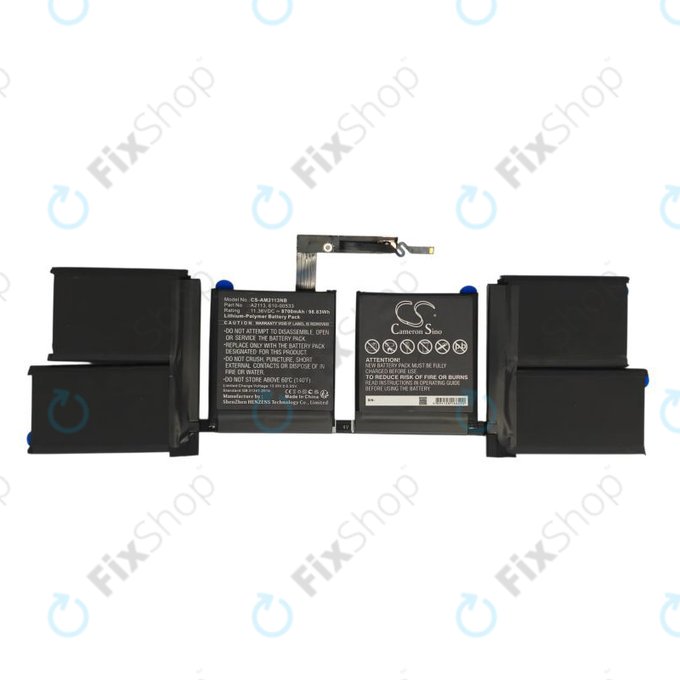 батерия за MacBook Pro 16" A2141 (2019), A2113, 8700mAh, HQ