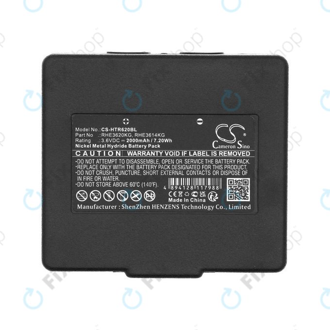 Батерия за Hetronic Abitron Mini, 2000mAh, Ni-MH, 3.6V, RHE3620KG, HQ