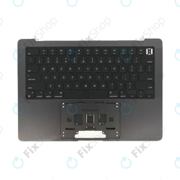 Горен корпус с клавиатура за MacBook Pro 14", A3185 (2024), с US клавиатура и батерия, Space Black, 661-50210, Genuine Apple