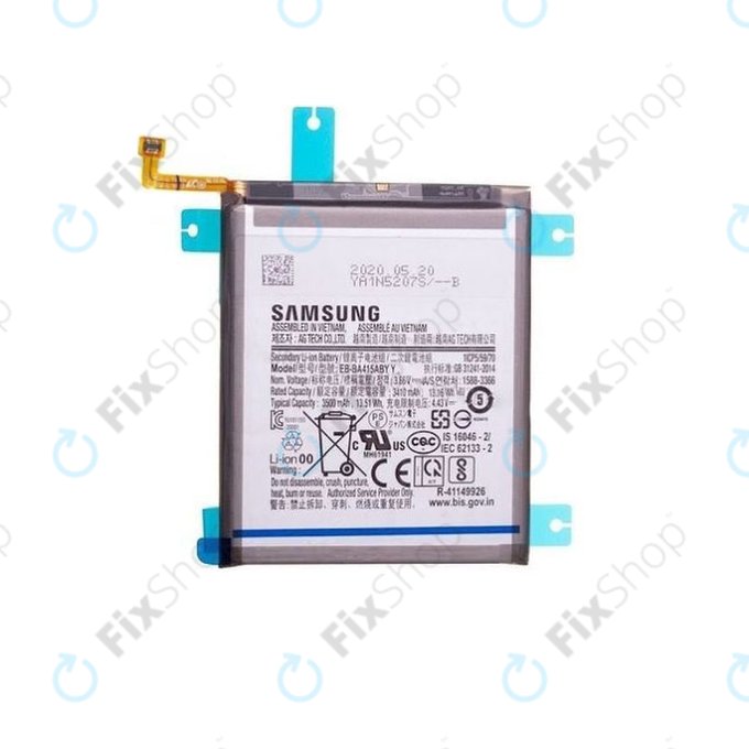 Батерия за Samsung A41 A415F, EB-BA415ABY, 3500mAh, GH82-22861A, Genuine Service Pack