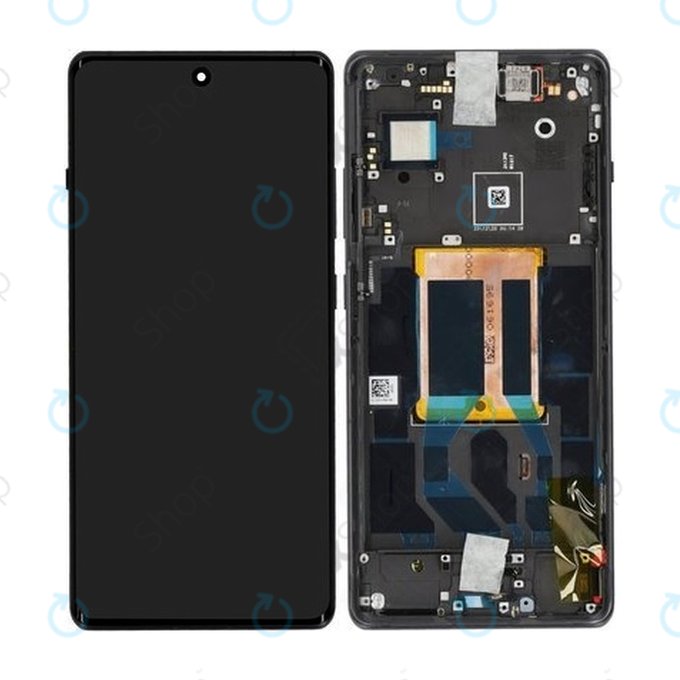 Дисплей за OnePlus 12R, Iron Grey, Тъчскрийн с рамка, 621029000157 Genuine Service Pack