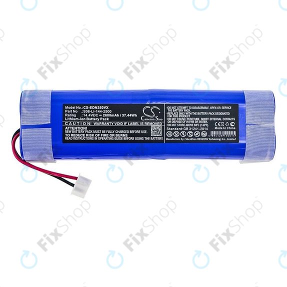 Батерия за Ecovacs Deebot DJ35, DK35, DN55, S08-LI-144-2500, Li-Ion 14.4V 2600mAh, HQ