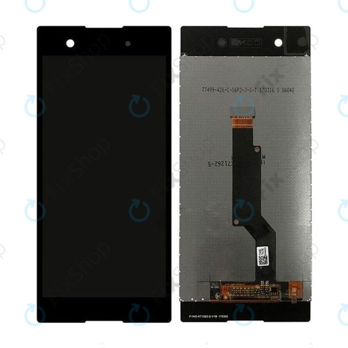 дисплей за Sony Xperia XA1, Тъчскрийн без рамка, черен, Black, TFT