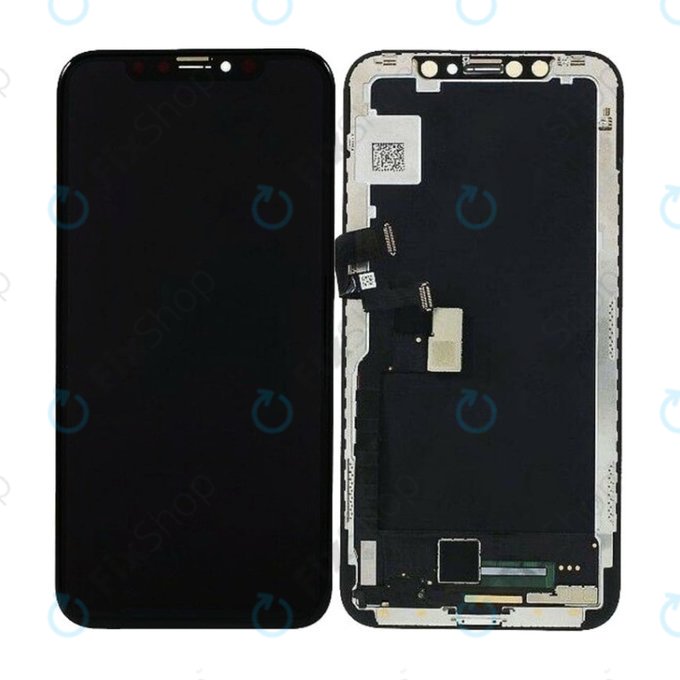 Дисплей In-Cell за iPhone XS Max, Тъчскрийн с рамка, FixPremium