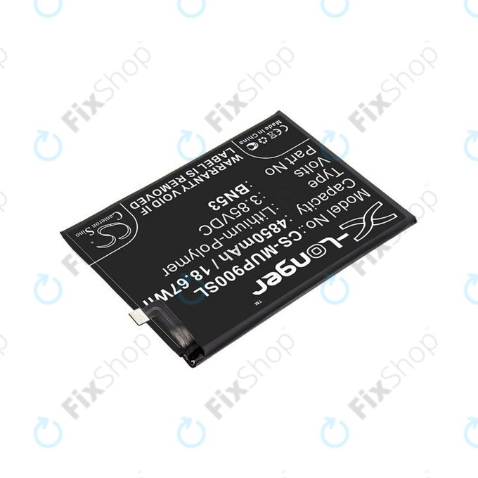 Батерия за Xiaomi Redmi Note 9 Pro, 4850mAh, Li-Pol, 3.85 V, BN53, HQ