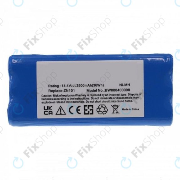 Батерия за Ecovacs Dibea ZN101, 0606004, Ni-MH 14.4V 2500mAh