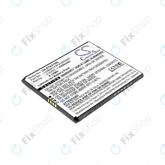 Батерия за ZTE Blade A3, A5, Optus X Power 2, 2400mAh, Li-Ion, 3.8V, Li3826T43P4h695950, HQ