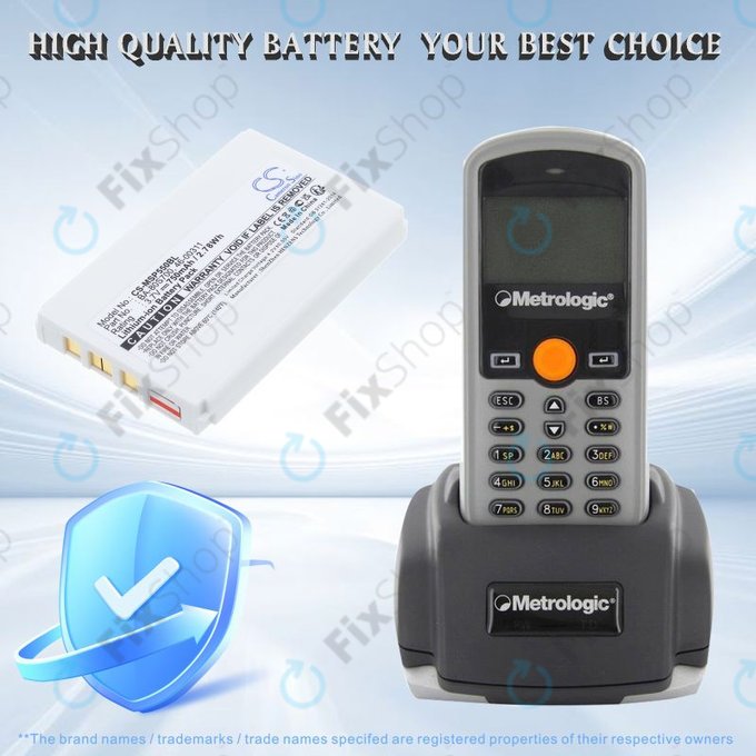 Батерия за Cipherlab 8300-L, Metrologic MK5502, 750mAh, Li-Ion, 3.7V, BA-80S700, HQ