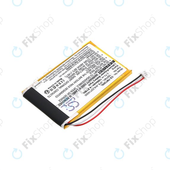 Батерия за TomTom Go 530 Live, 630T, 720, 730T, 930T, 1697461, Li-Polymer, 3.7V, 1300mAh, HQ