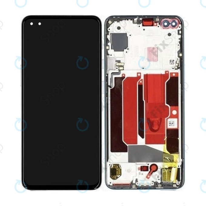 дисплей за OnePlus Nord, Тъчскрийн и рамка, 2011100197, Blue Marble, Genuine Service Pack