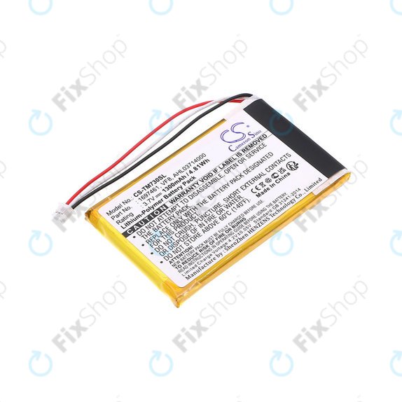 Батерия за TomTom Go 530 Live, 630T, 720, 730T, 930T, 1697461, Li-Polymer, 3.7V, 1300mAh, HQ