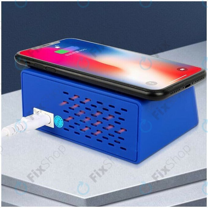 USB зарядна станция с USB-C, USB 3.0 и безжично зарядно устройство, Mechanic iCharge 8 Pro