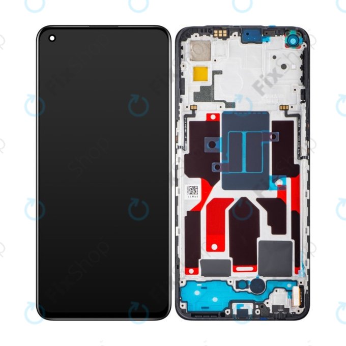 дисплей за Realme GT Master 5G, Тъчскрийн и рамка, 4908139, черен, Black, Genuine Service Pack