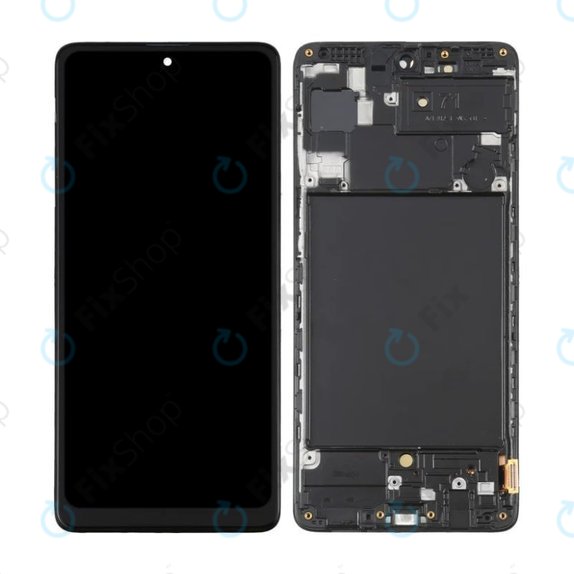 дисплей OLED за Samsung A71 A715F, Тъчскрийн и рамка