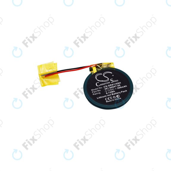 Батерия за Garmin Approach S1, S3, S4, Forerunner 110, 210, S1, 200mAh, Li-Ion, 3.7V, 361-00047-00, HQ
