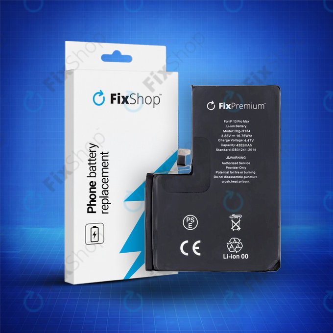 Батерия за iPhone 13 Pro Max, 4352mAh, A2653, FixPremium