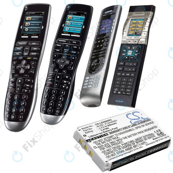 Батерия за Logitech Harmony 720, 780, 880, 890, 900, 950mAh, Li-Ion, 3.7V, R-IG7, HQ