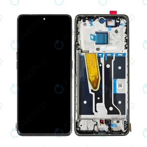 дисплей OLED за Realme 11 Pro RMX3771, Тъчскрийн и рамка, Astral Black