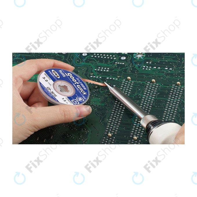 Конвенционална оплетка за отпояване – 1.5mm, Goot CP-1515
